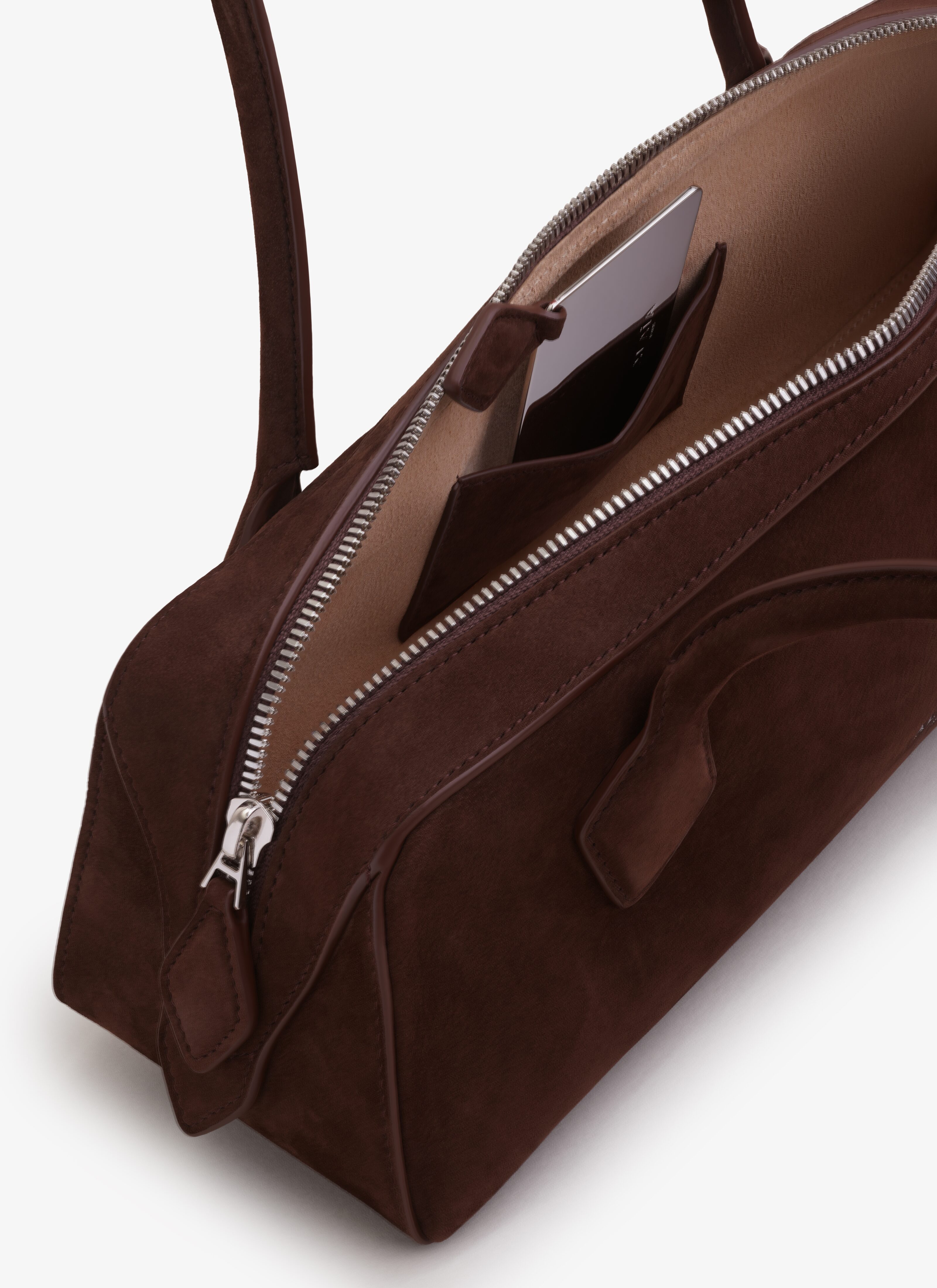 LE TECKEL MEDIUM BAG IN GOATSKIN LE TECKEL MEDIUM BAG IN GOATSKIN - maison-alaia.com